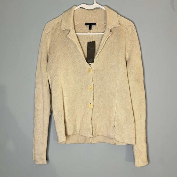 Eileen Fisher Jackets & Blazers - NEW EILEEN FISHER Jacket Women’s Size XS Notch Collar Jacket Cardigan Bone
